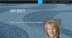 Desktop Screenshot of amydevitt.com