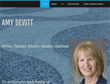 Tablet Screenshot of amydevitt.com